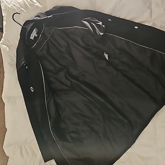 Anne Klein polyester trenchcoat sz MED - Picture 5 of 6